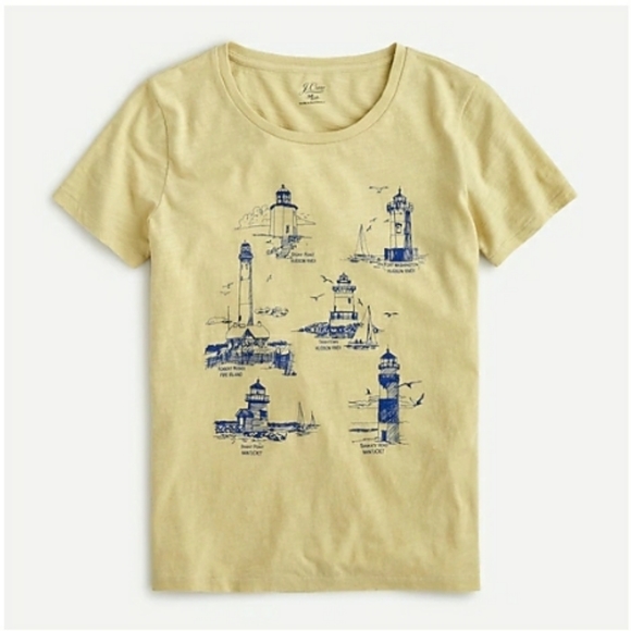 J. Crew Tops - J. Crew Vintage Lighthouse T-shirt